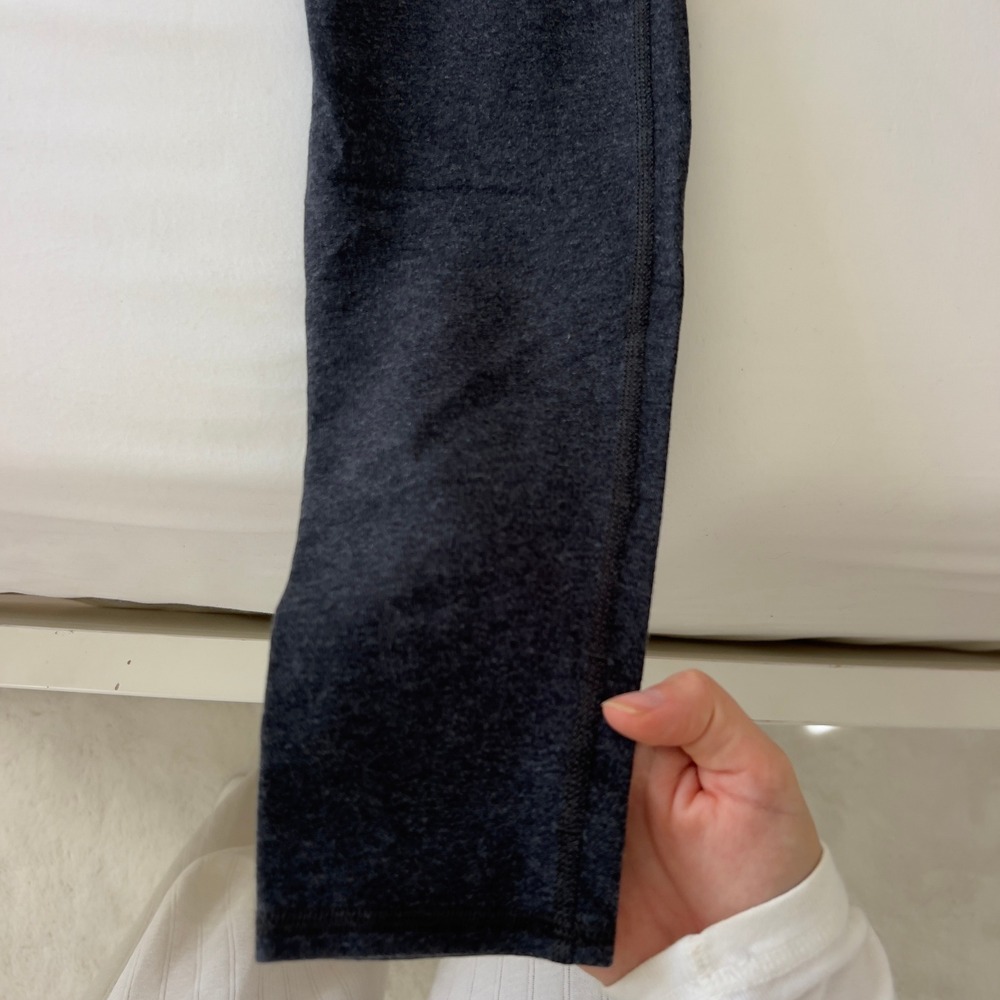 Lululemon Wunder Under High Rise Leggings Heathered Charcoal Grey Luon - Picture 3 of 6